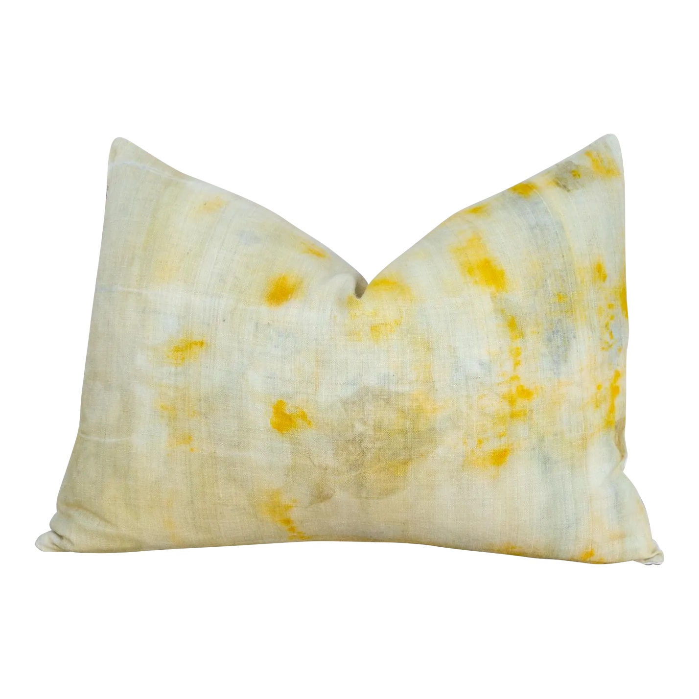 Naba Tie Dyed Organic Silk Lumbar Pillow - de-cor