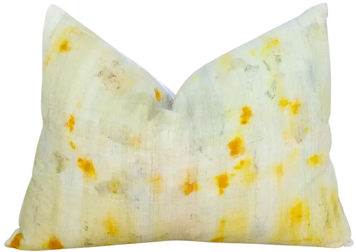 Puhor Tie Dyed Organic Silk Pillow - de-cor