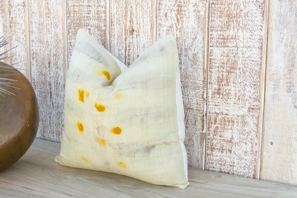 Rita Tie Dyed Organic Silk Pillow - de-cor