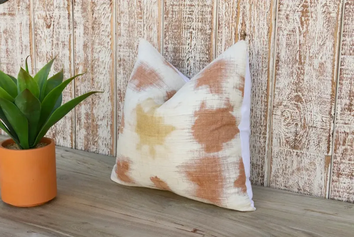 Kito Organic Silk Ikat Pillow - de-cor