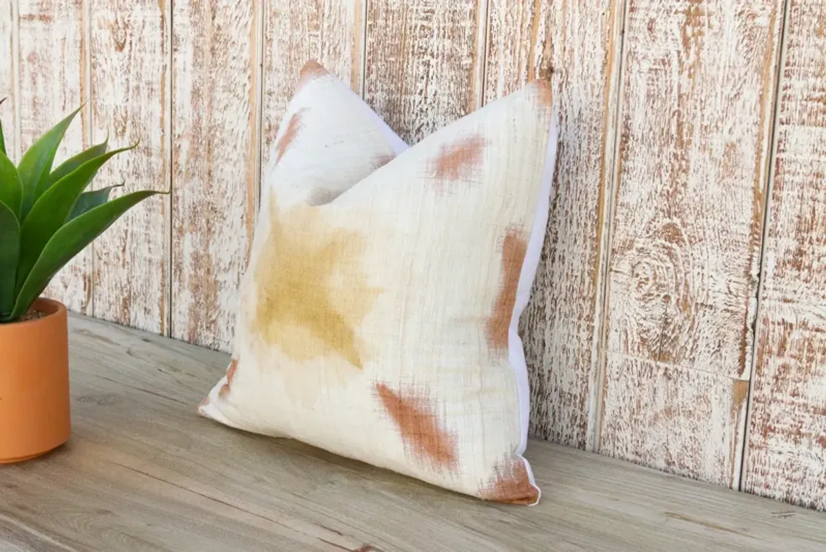 Bina Organic Silk Ikat Pillow - de-cor