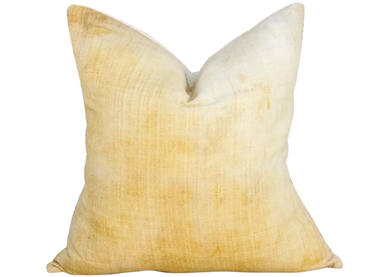 Ajila Yellow Organic Silk Pillow - de-cor