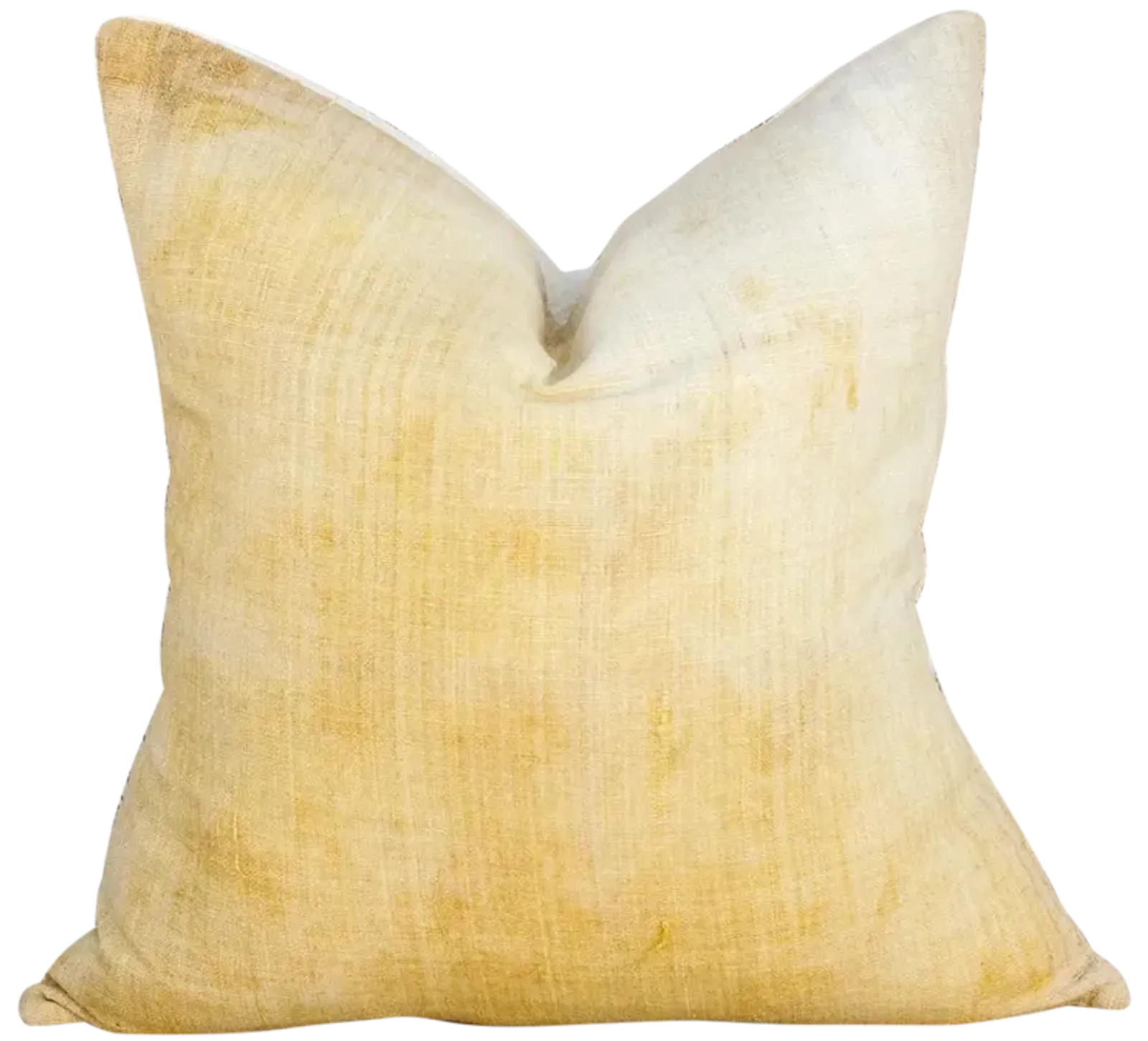 Ajila Yellow Organic Silk Pillow - de-cor