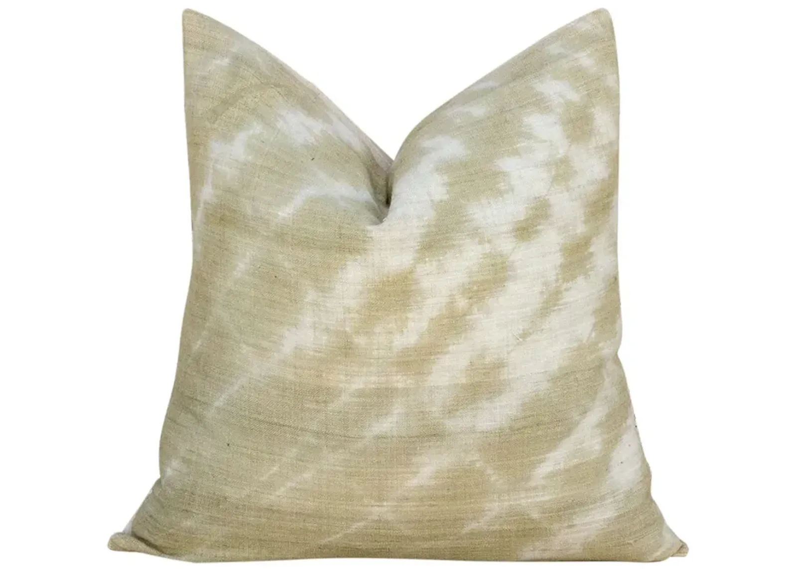 Aba Indian Olive Organic Silk Pillow - de-cor