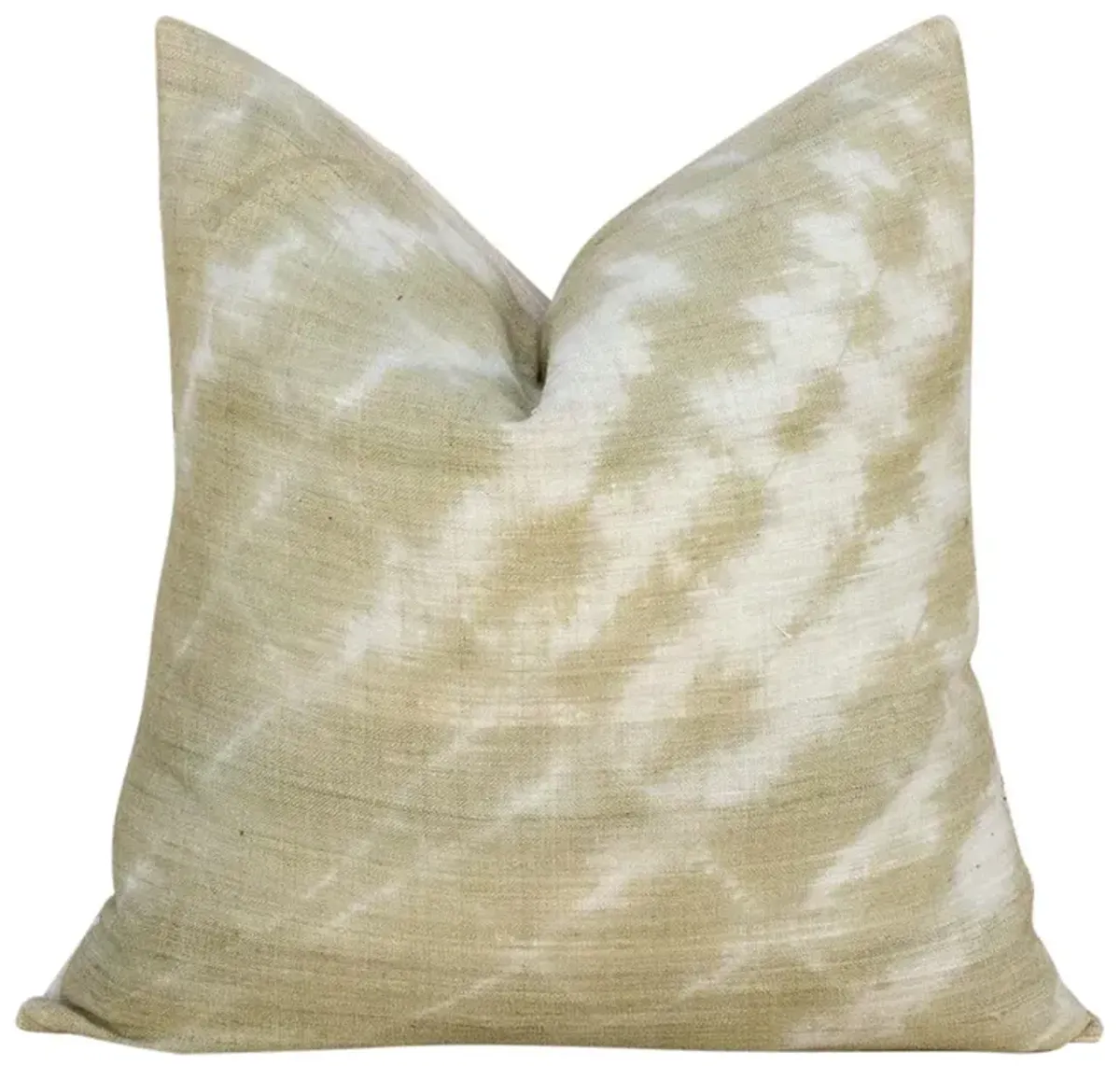 Aba Indian Olive Organic Silk Pillow - de-cor