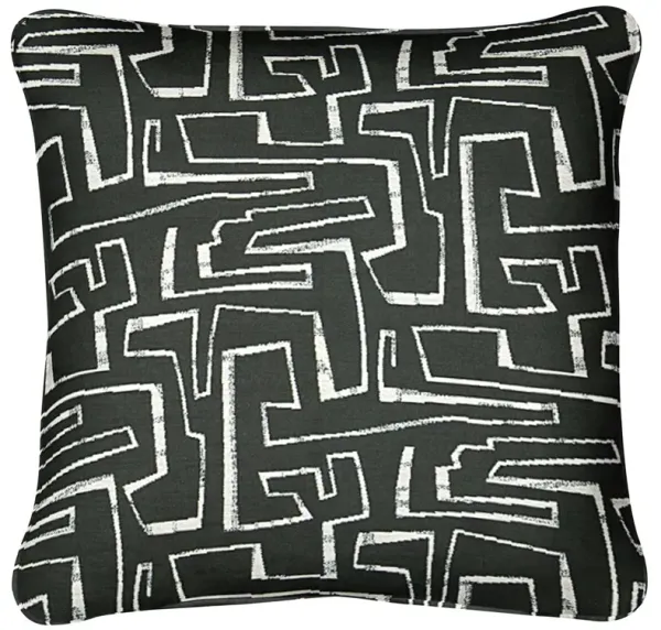 Priano Outdoor Pillow, Onyx