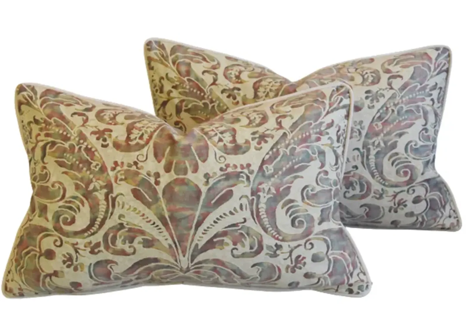 Italian Fortuny Caravaggio Pillows - Set of 2