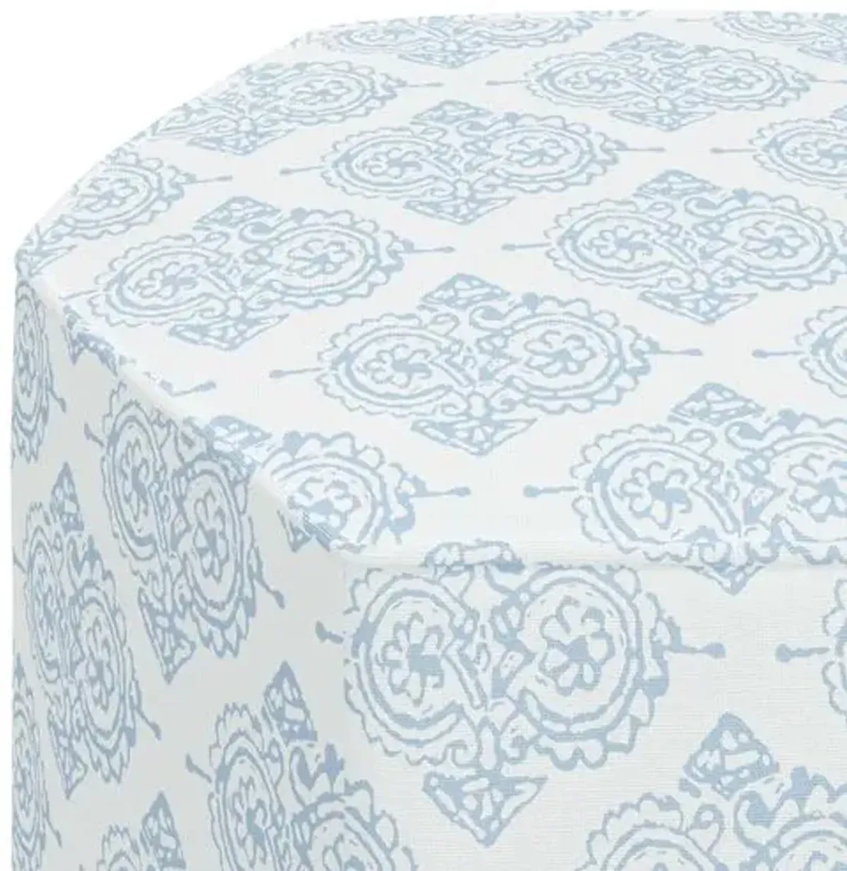 Esra Ottoman - Issa Light Indigo - Blue