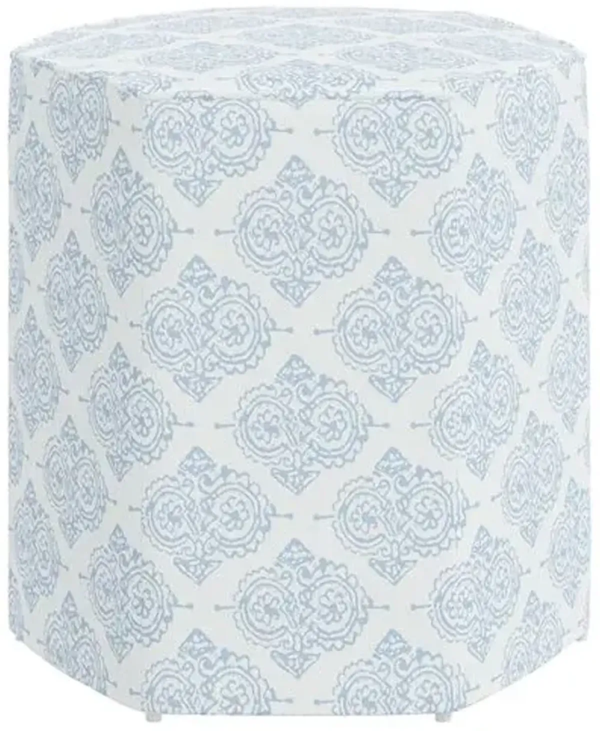 Esra Ottoman - Issa Light Indigo - Blue