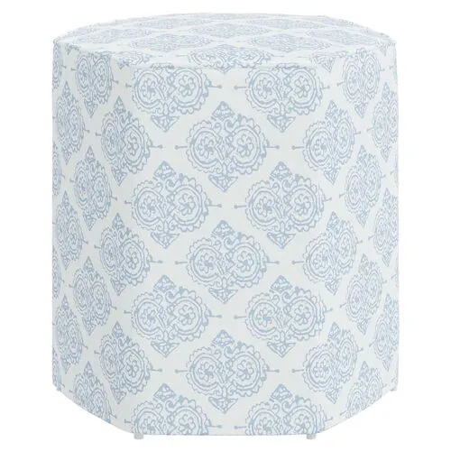 Esra Ottoman - Issa Light Indigo - Blue