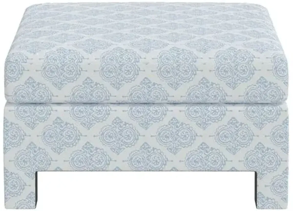 Liba Ottoman - Blue