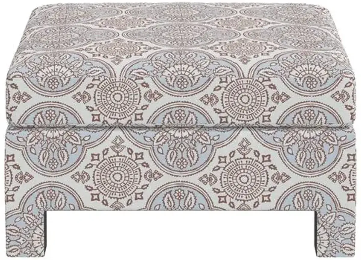 Liba Ottoman - Madura Vista - Brown