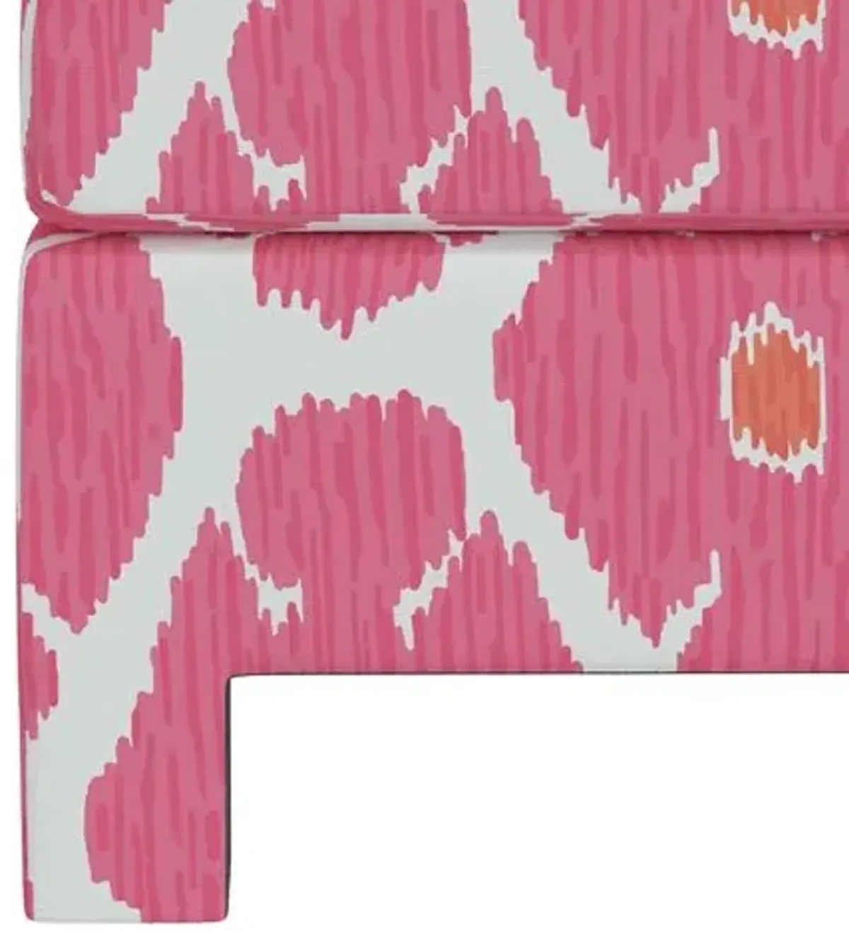 Liba Ottoman - Poppy - Lotus - Pink