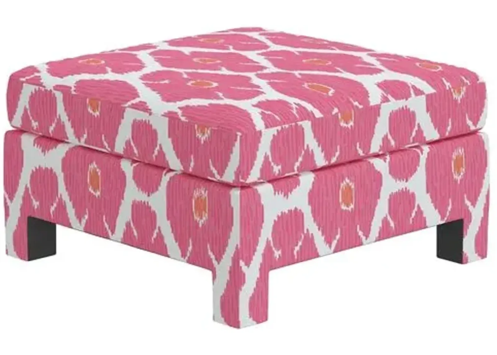 Liba Ottoman - Poppy - Lotus - Pink