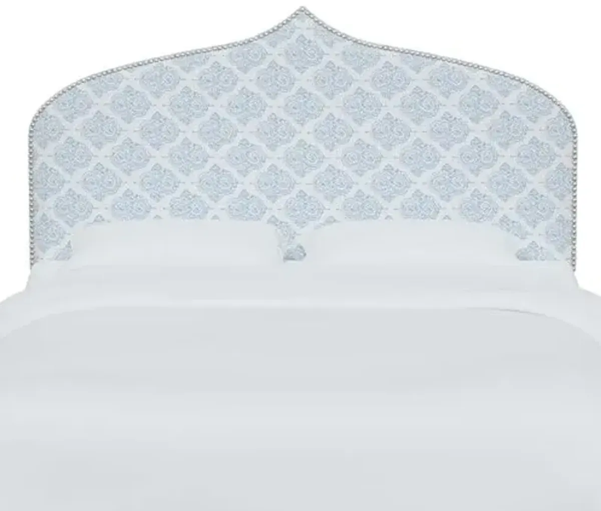 Alina Headboard - Issa Light Indigo - Blue