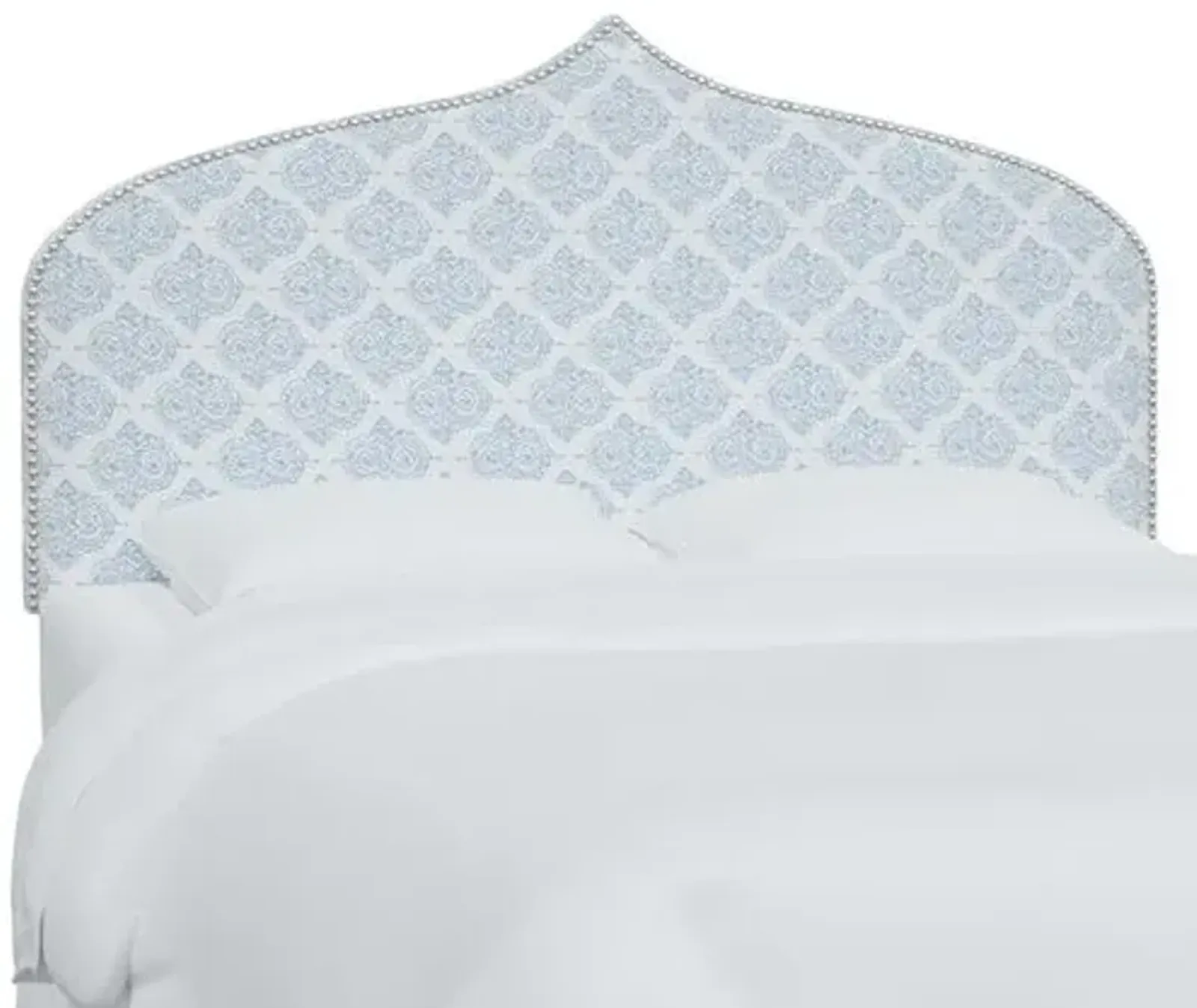 Alina Headboard - Issa Light Indigo - Blue