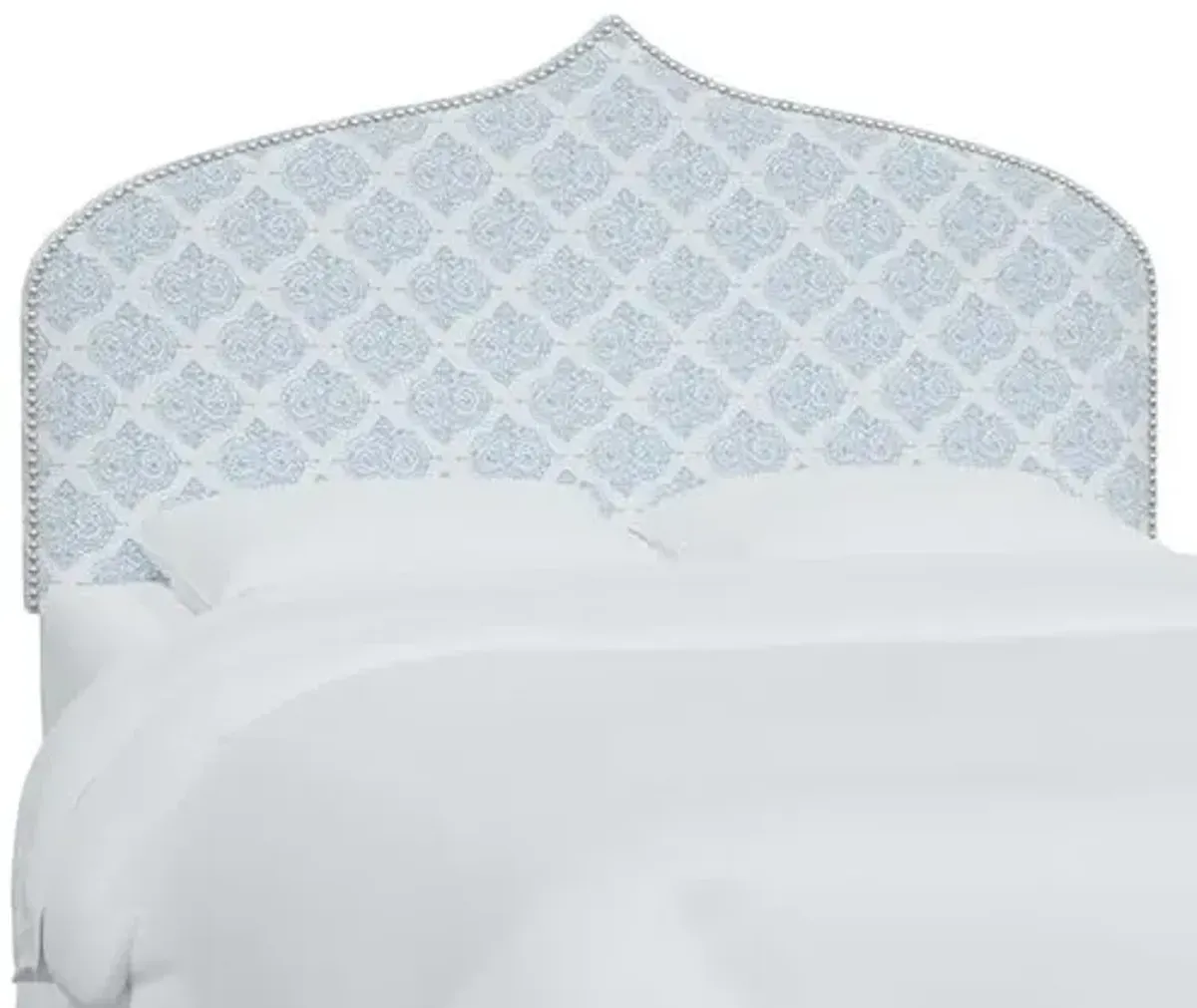 Alina Headboard - Issa Light Indigo - Blue