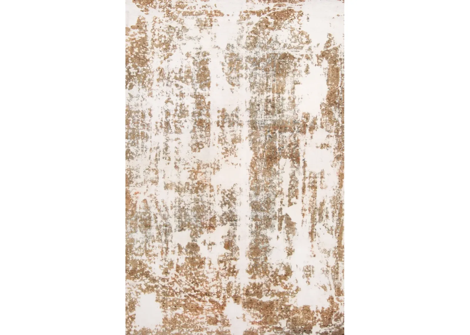 Vintage Allover Tan Wool Rug - Apadana - Beige - Beige