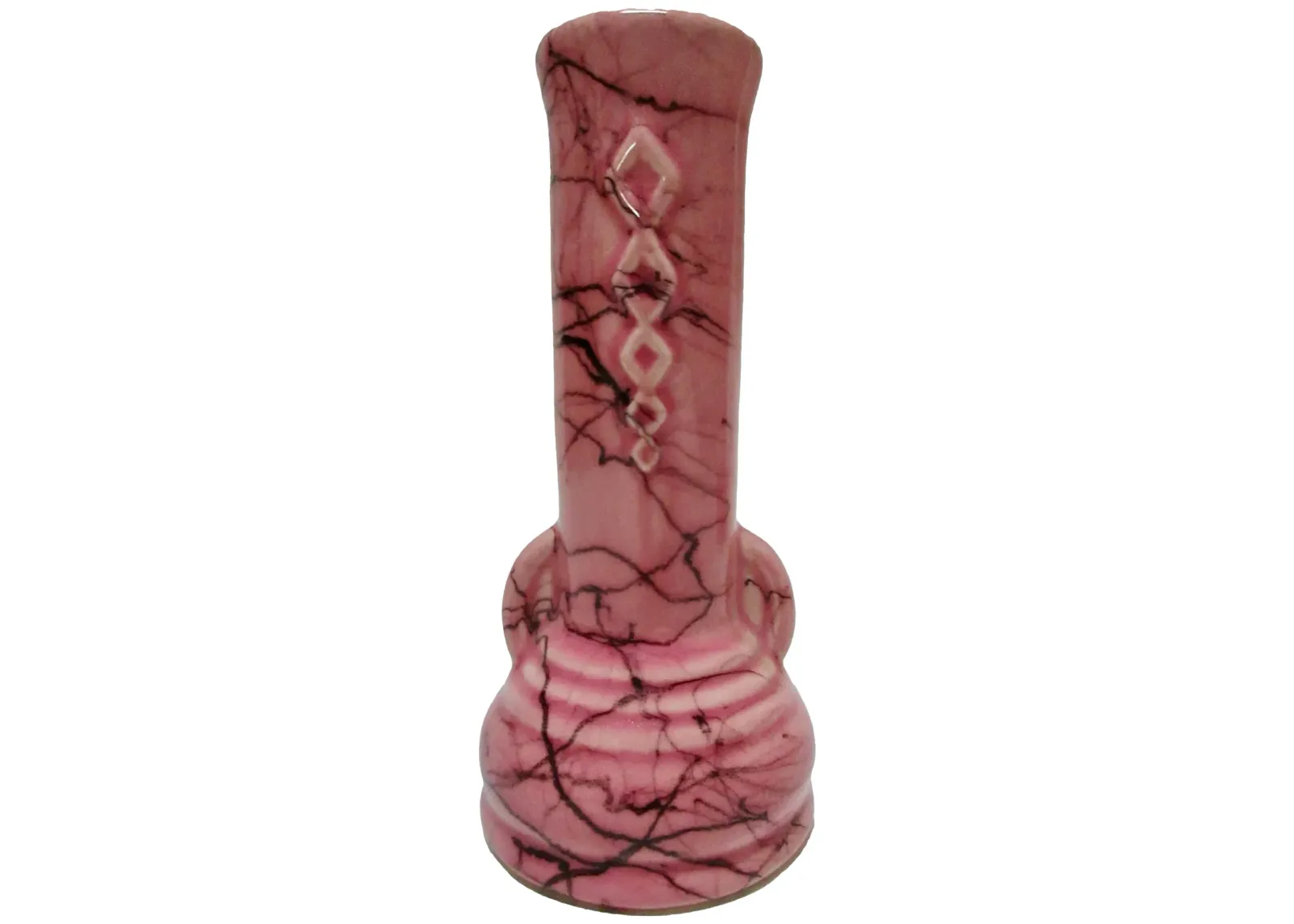 McCoy American Pottery Spiderweb Vase - The Emporium Ltd. - Pink