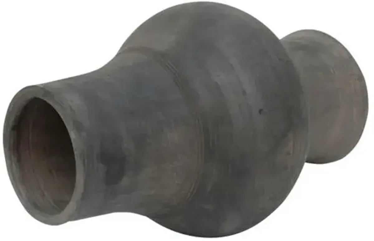 Amber Vase - Gray