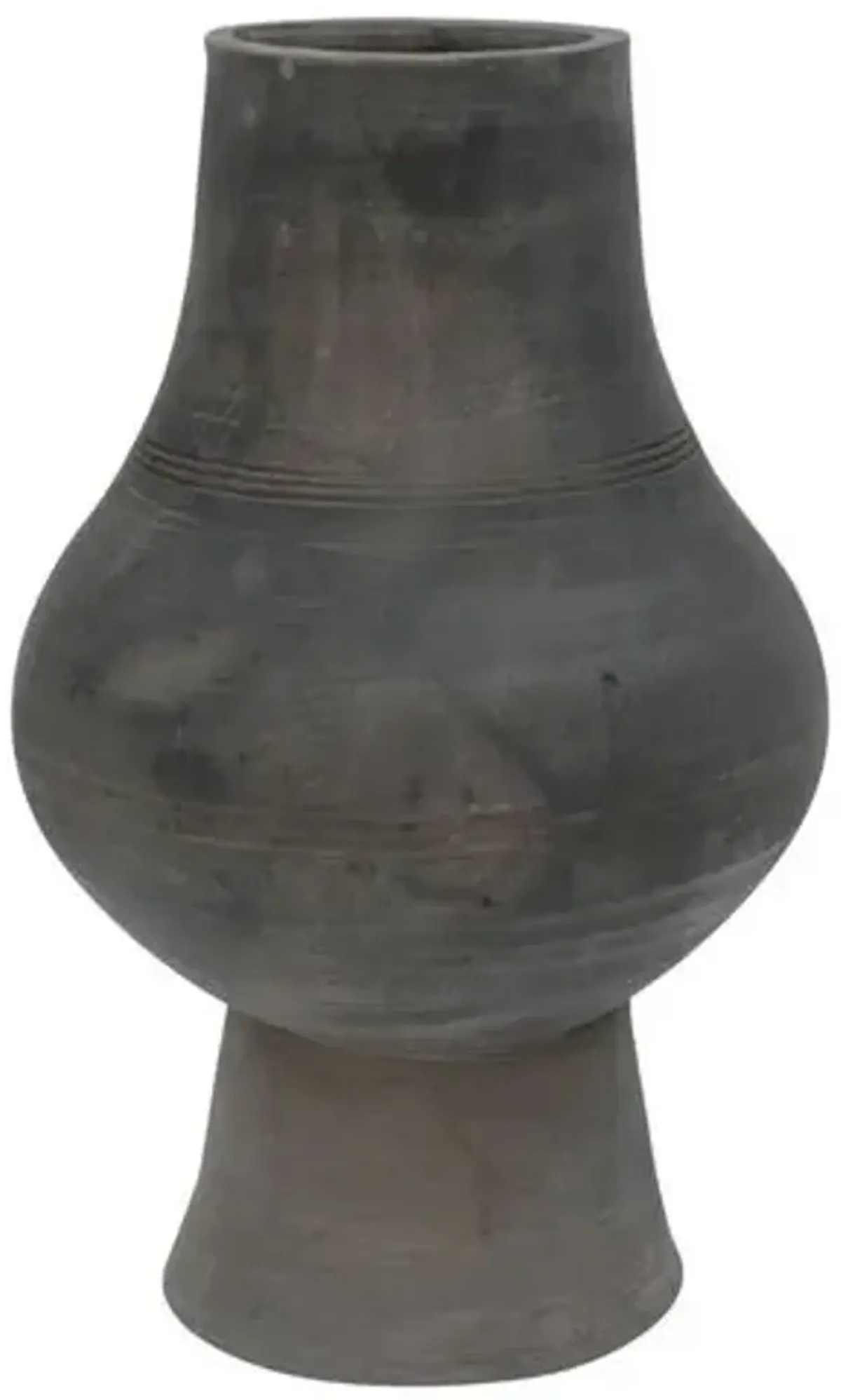 Amber Vase - Gray
