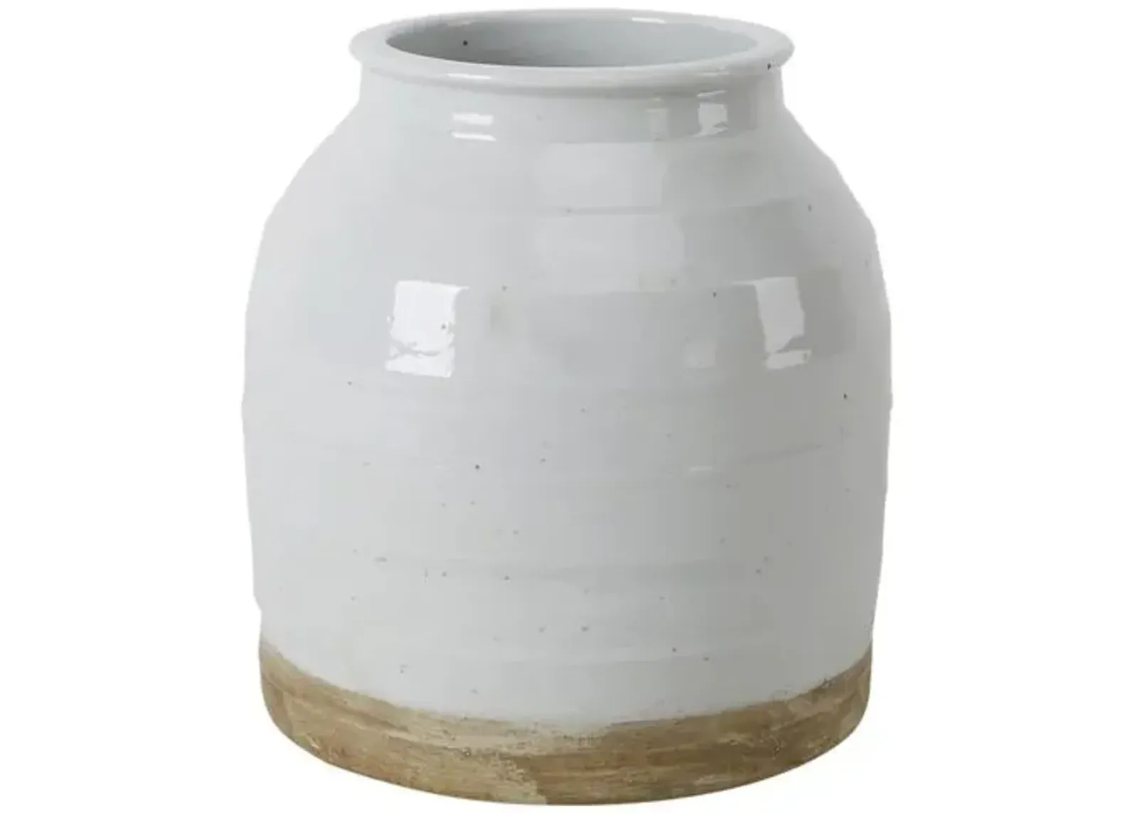 Matthew Vase - Off-White Matte Glaze - Handcrafted