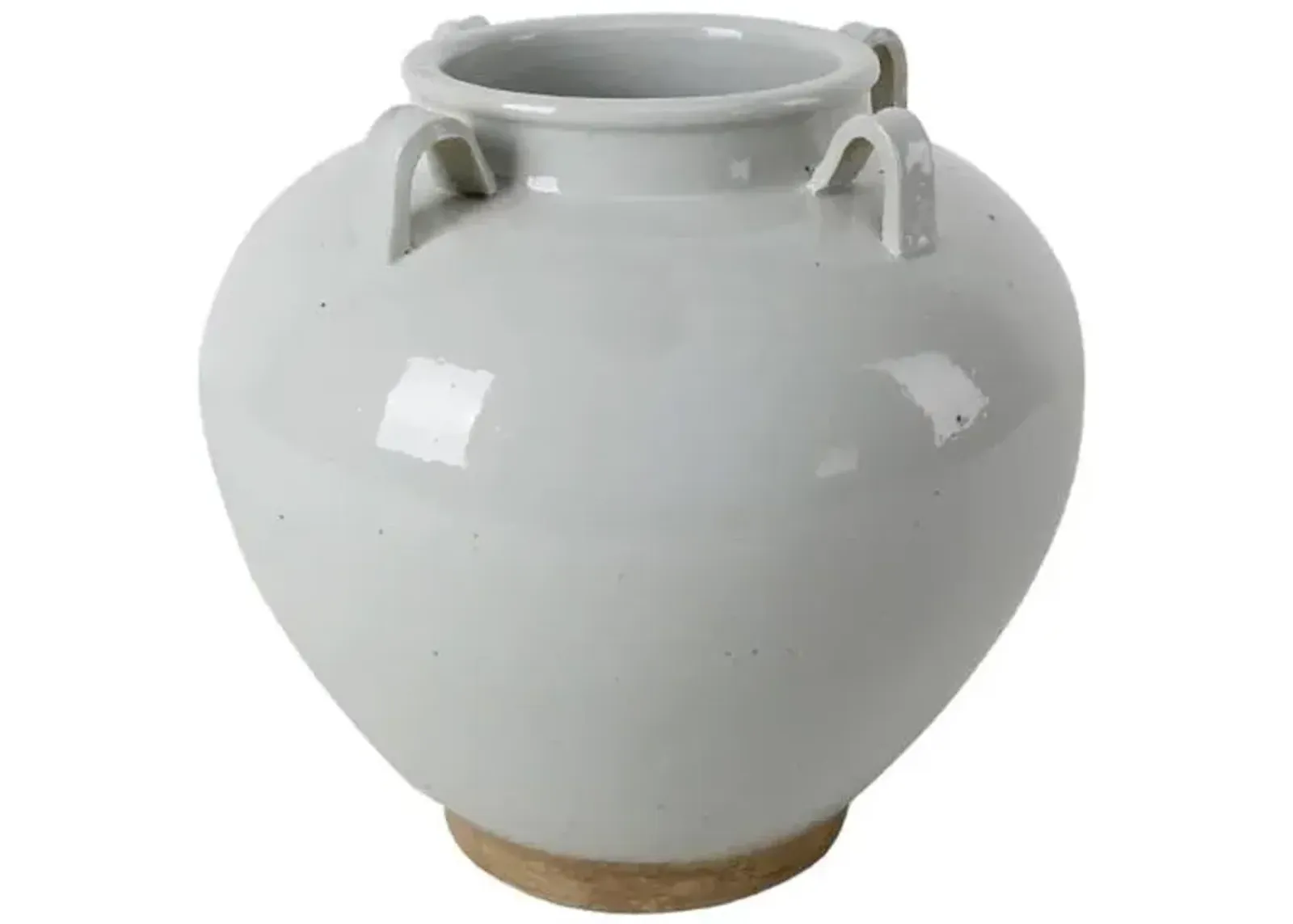 Johnny Vase - Off-White Matte Glaze - Handcrafted