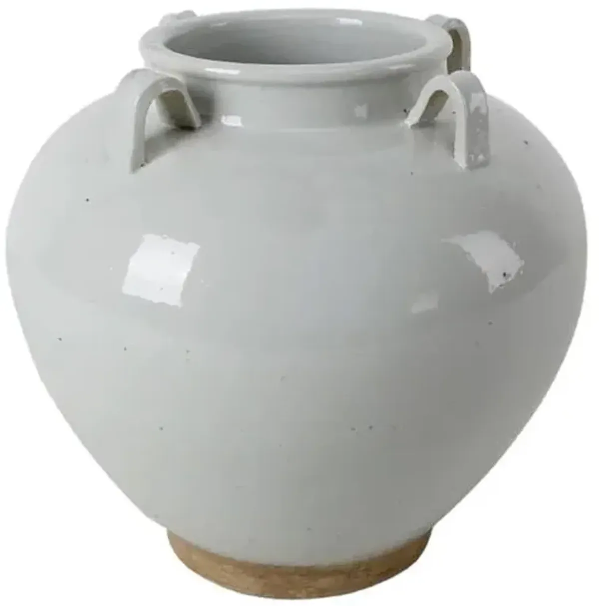 Johnny Vase - Off-White Matte Glaze - Handcrafted