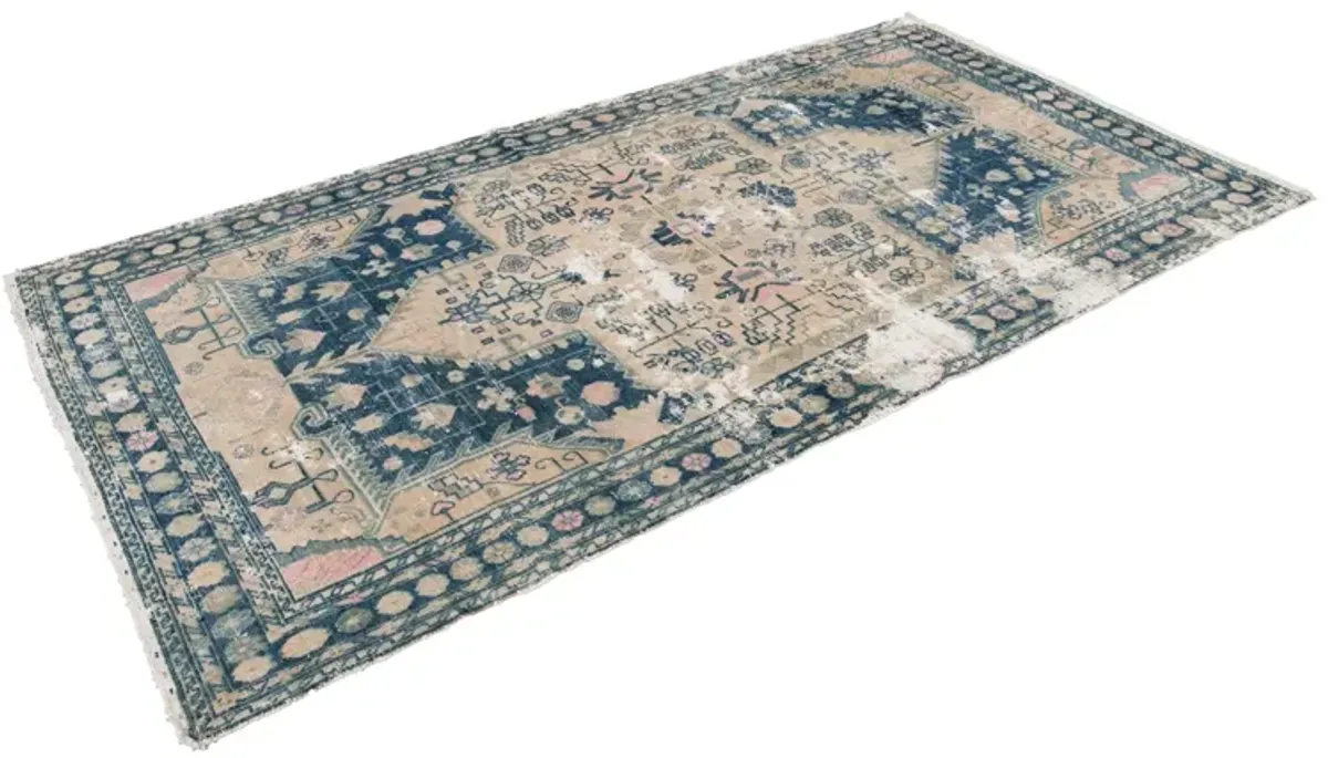 Vintage Blue Rug 4' 8" x 8' 10" - Apadana - Blue