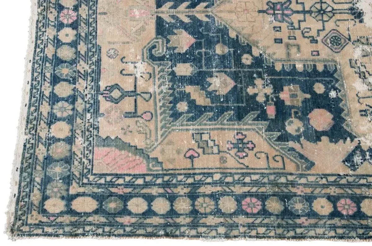 Vintage Blue Rug 4' 8" x 8' 10" - Apadana - Blue