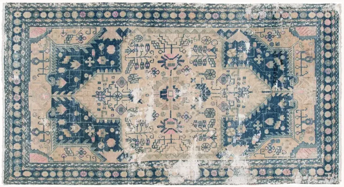 Vintage Blue Rug 4' 8" x 8' 10" - Apadana - Blue