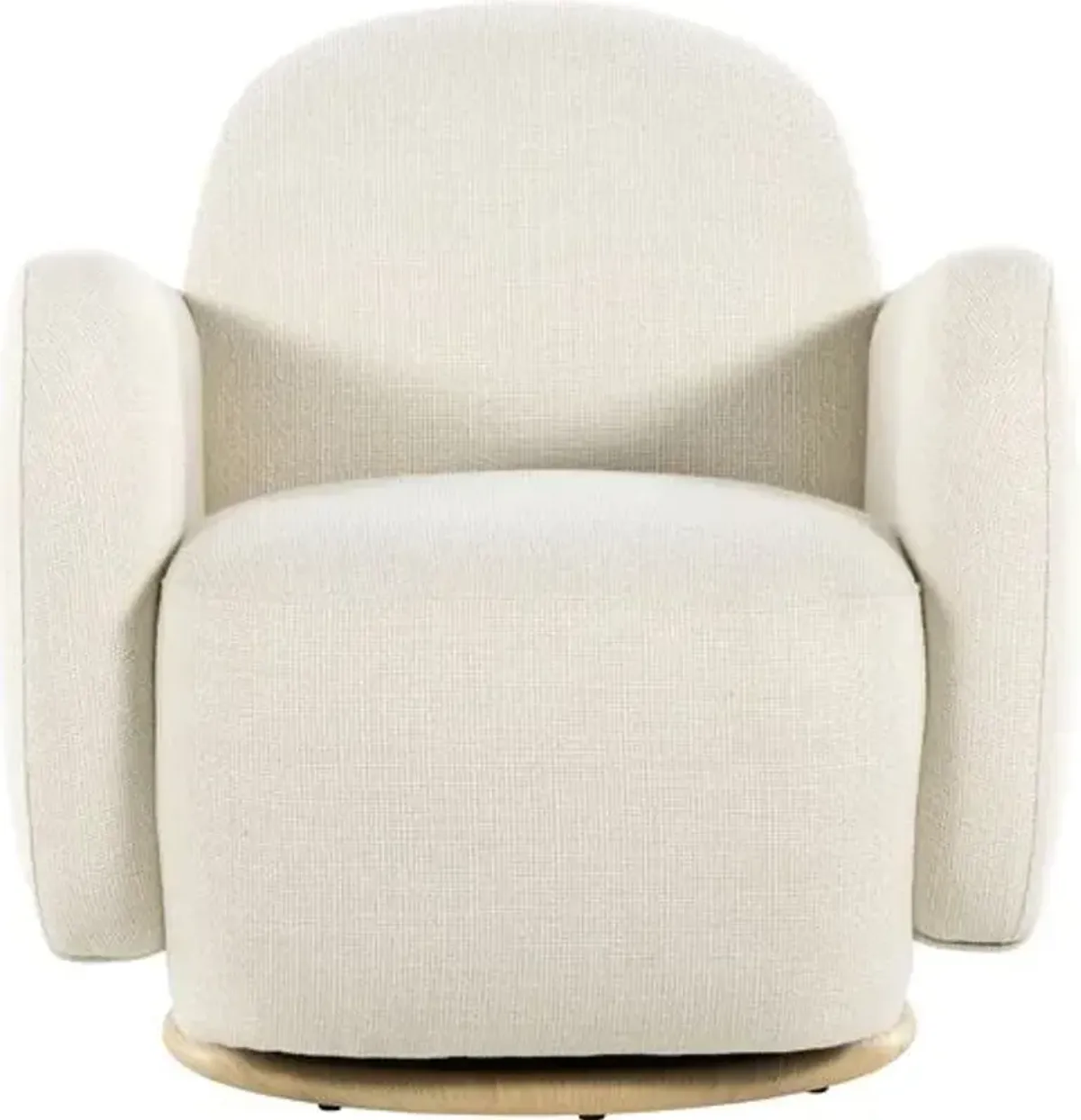 Moira Performance Swivel Chair - White