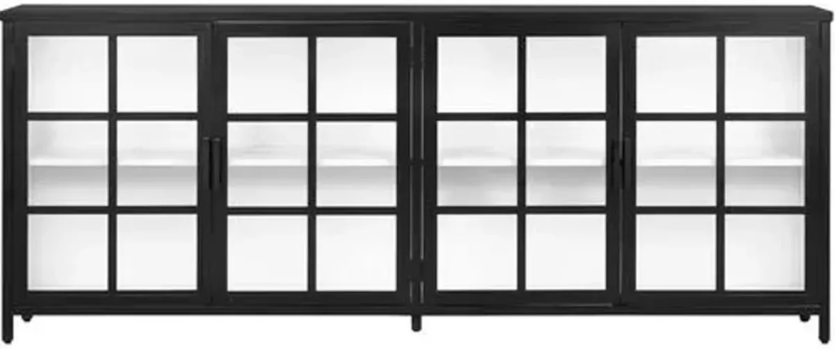 Kiley 95' Iron Sideboard - Black