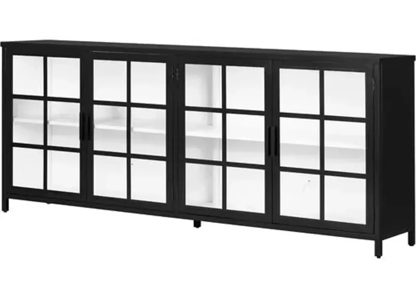 Kiley 95' Iron Sideboard - Black