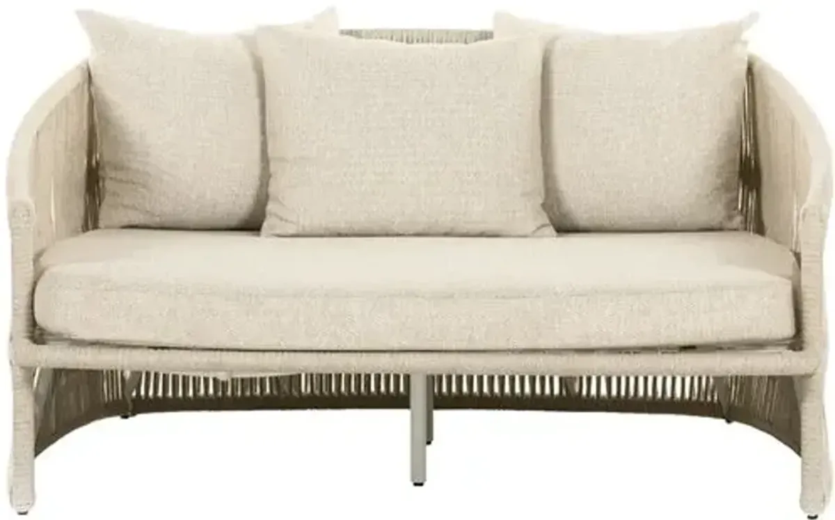 Judith Rope Outdoor Daybed - Sand - Beige - Comfortable, Sturdy