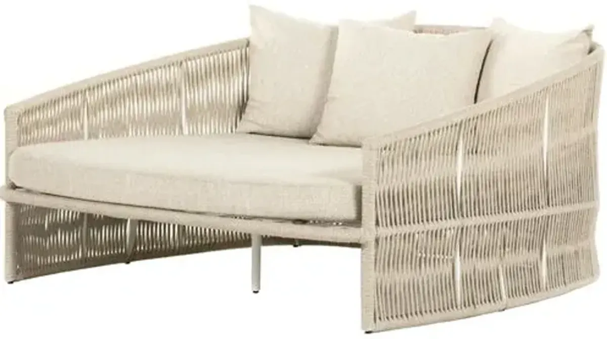 Judith Rope Outdoor Daybed - Sand - Beige - Comfortable, Sturdy