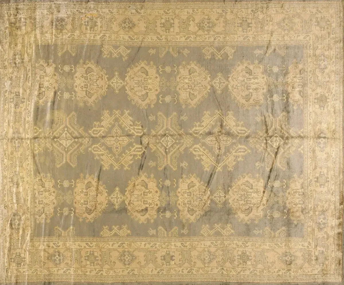 Early 20th Century Turkish Oushak Carpet