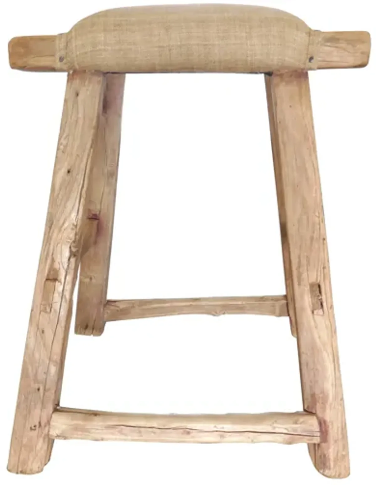 Shandong Stool with Camel Hemp - Beige