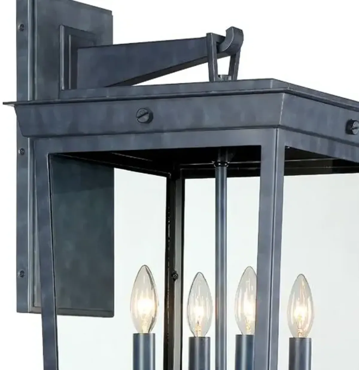 Belmont Outdoor 4-Light Wall Mount - Crystorama - Gray