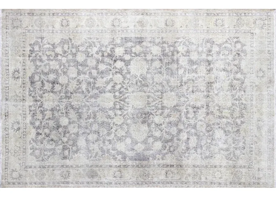 1960s Turkish Oushak Carpet - 6'9"x10'4" - Nalbandian - Gray