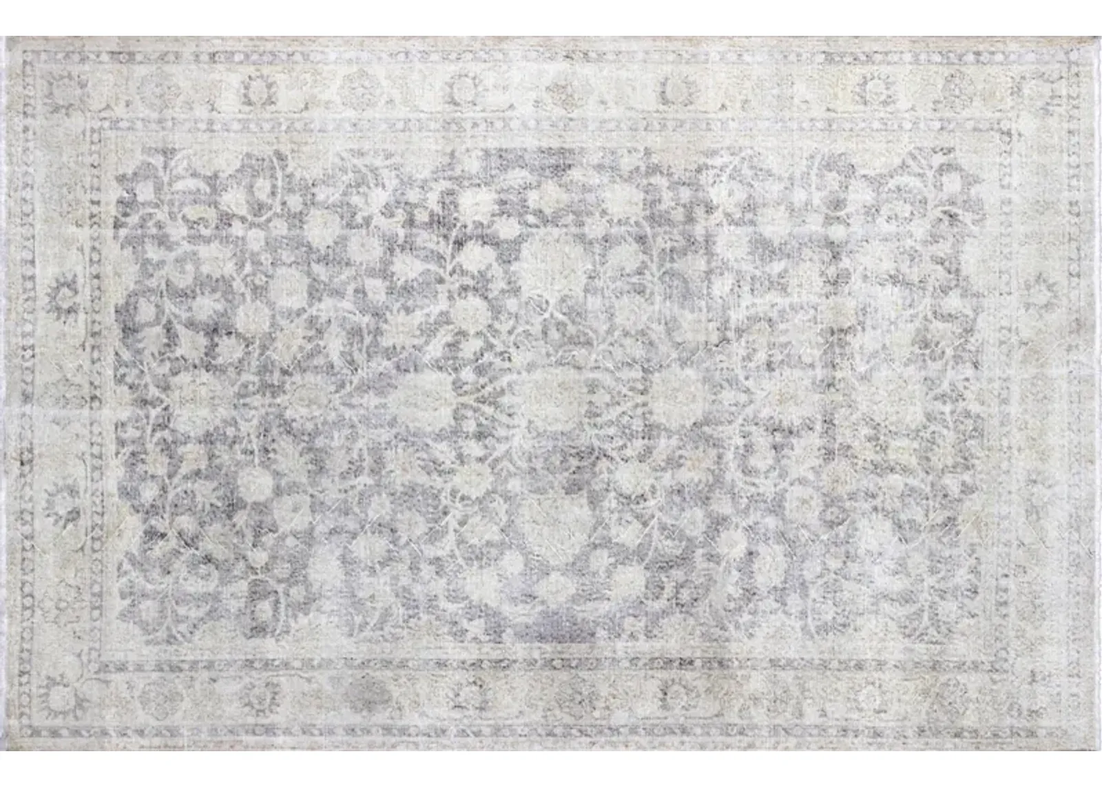 1960s Turkish Oushak Carpet - 6'9"x10'4" - Nalbandian - Gray