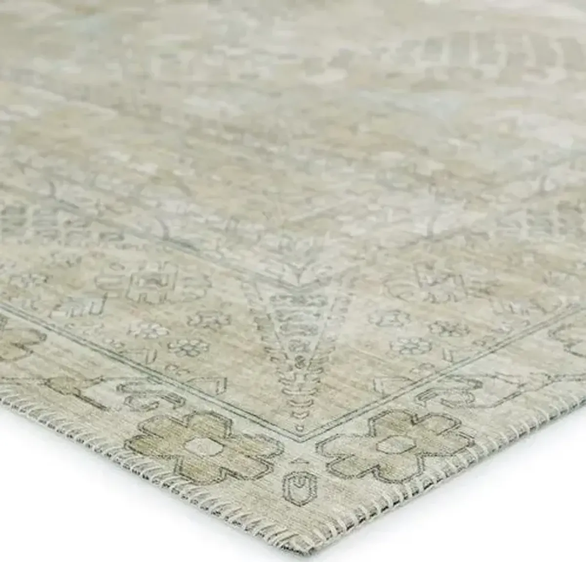 Issa Medallion Rug - Lt Taupe/Gray - Nikki Chu - Gray