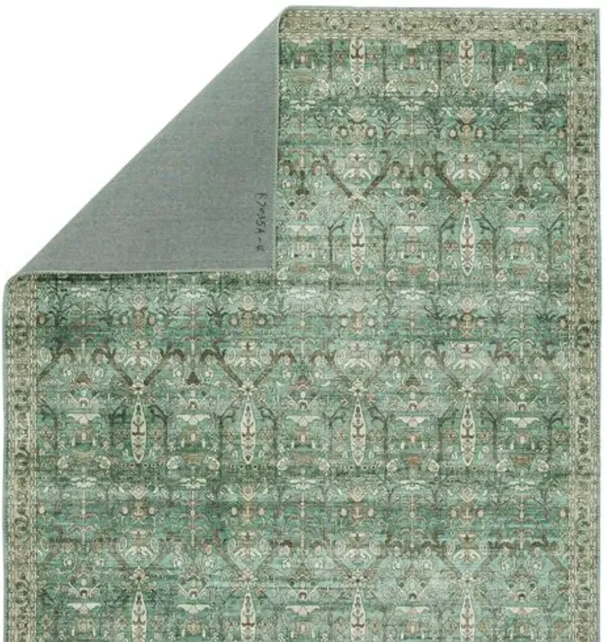 Razi Trellis Rug - Green/Tan - Nikki Chu - Green