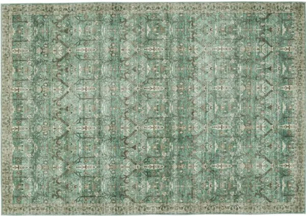 Razi Trellis Rug - Green/Tan - Nikki Chu - Green