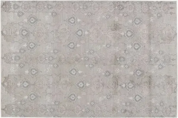 Indigo Ikat Rug - Taupe/Gray - Nikki Chu - Gray