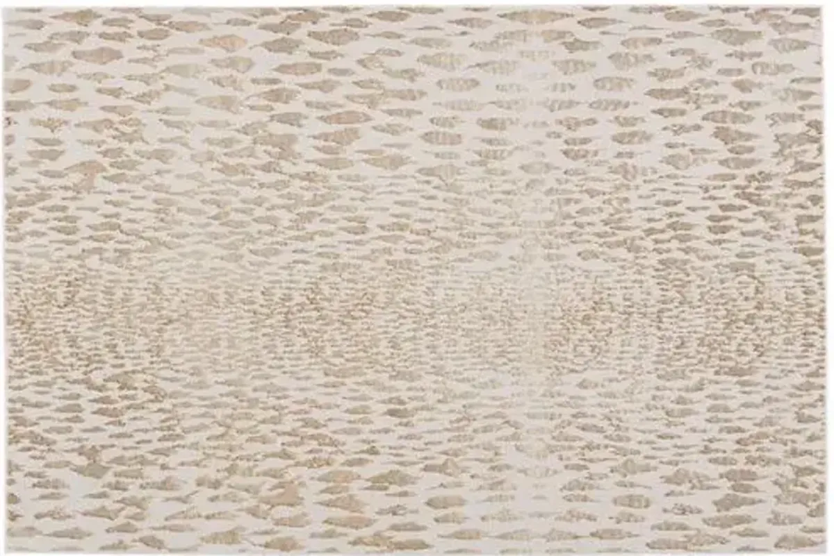 Kimball Animal Rug - Ivory/Gold - Nikki Chu - Gold