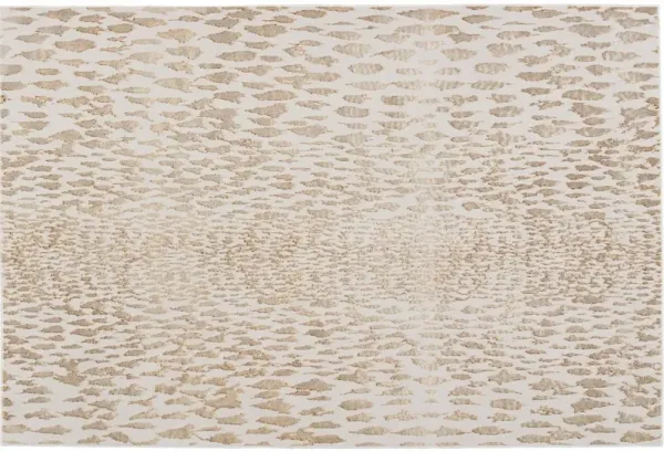 Kimball Animal Rug, Ivory/Gold