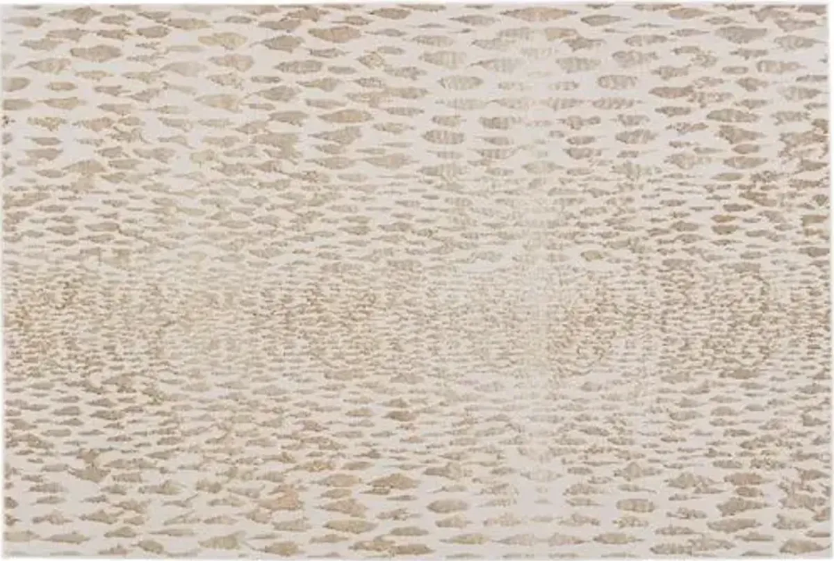 Kimball Animal Rug - Ivory/Gold - Nikki Chu - Gold