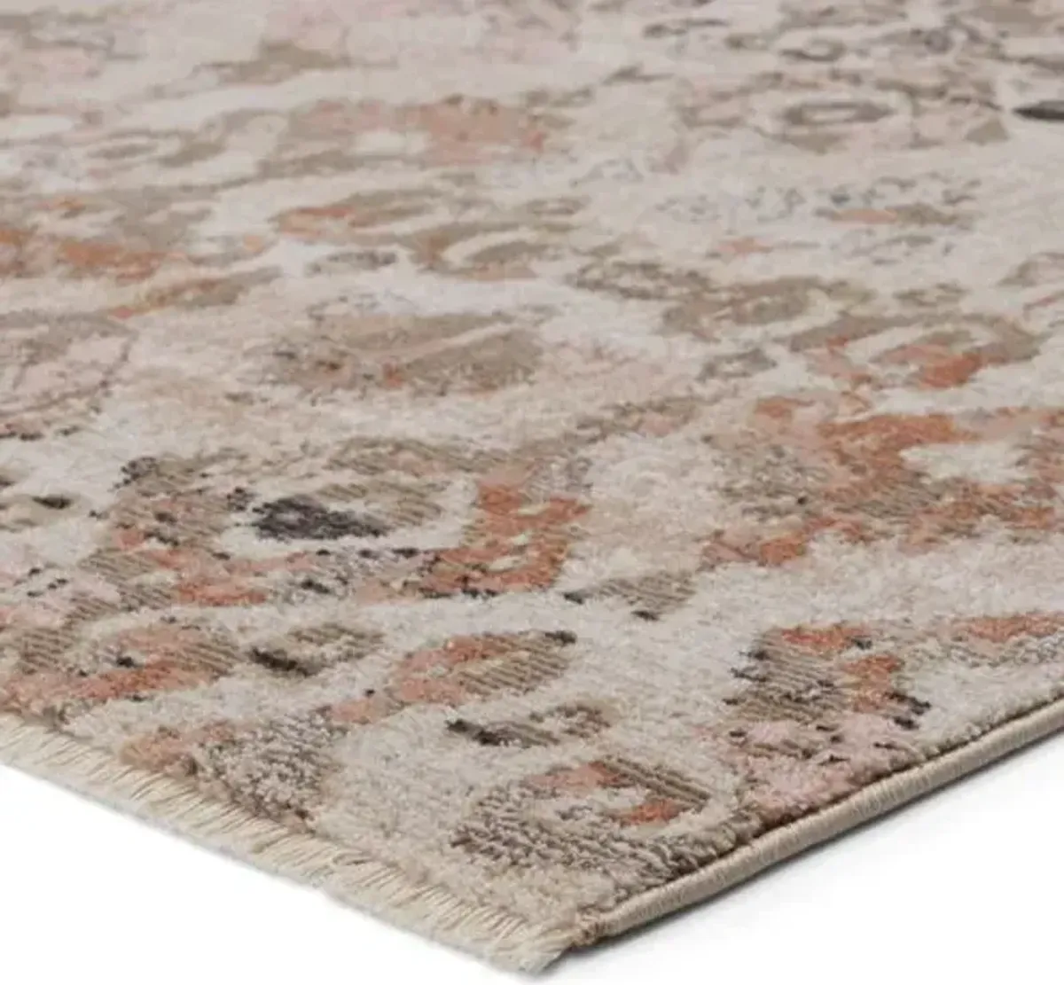 Asani Ikat Rug - Tan/Lt Pink - Nikki Chu - Beige - Beige