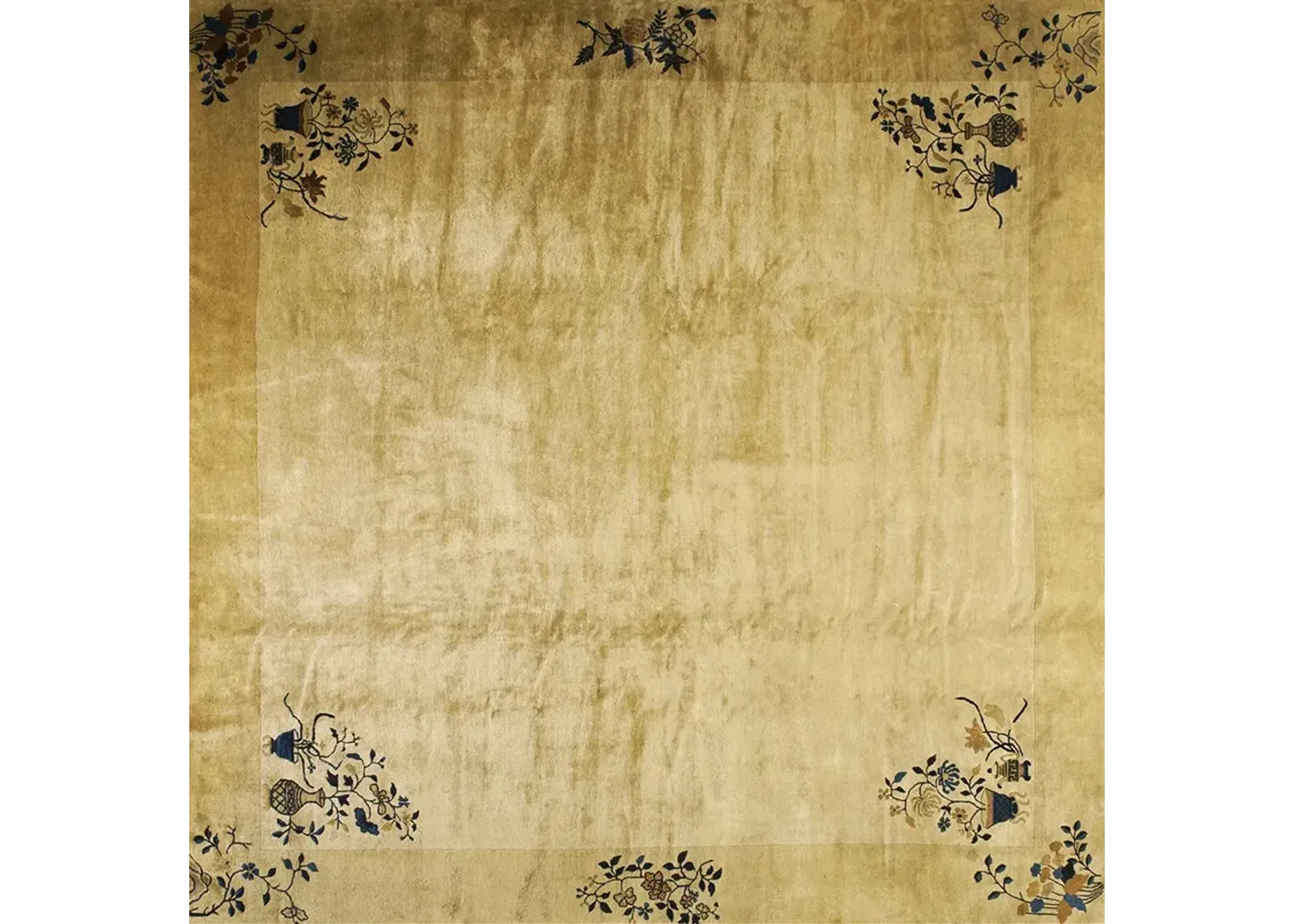 Antique Chinese Peking 11' 6''x11' 6'' - Beige